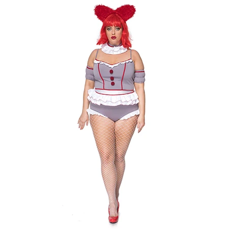 PLUS SIZE SCARY CLOWN COSTUME